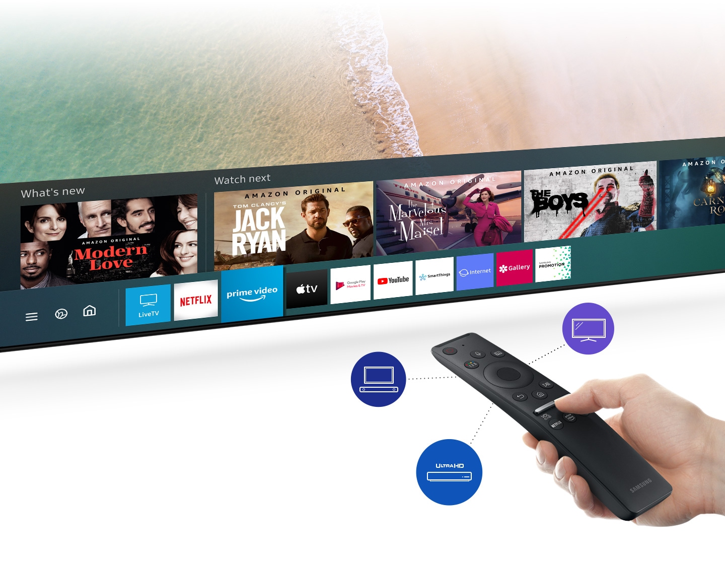 SAMSUNG 4K UHD QLED QE55Q80TATXXH Smart TV sprejemnik
